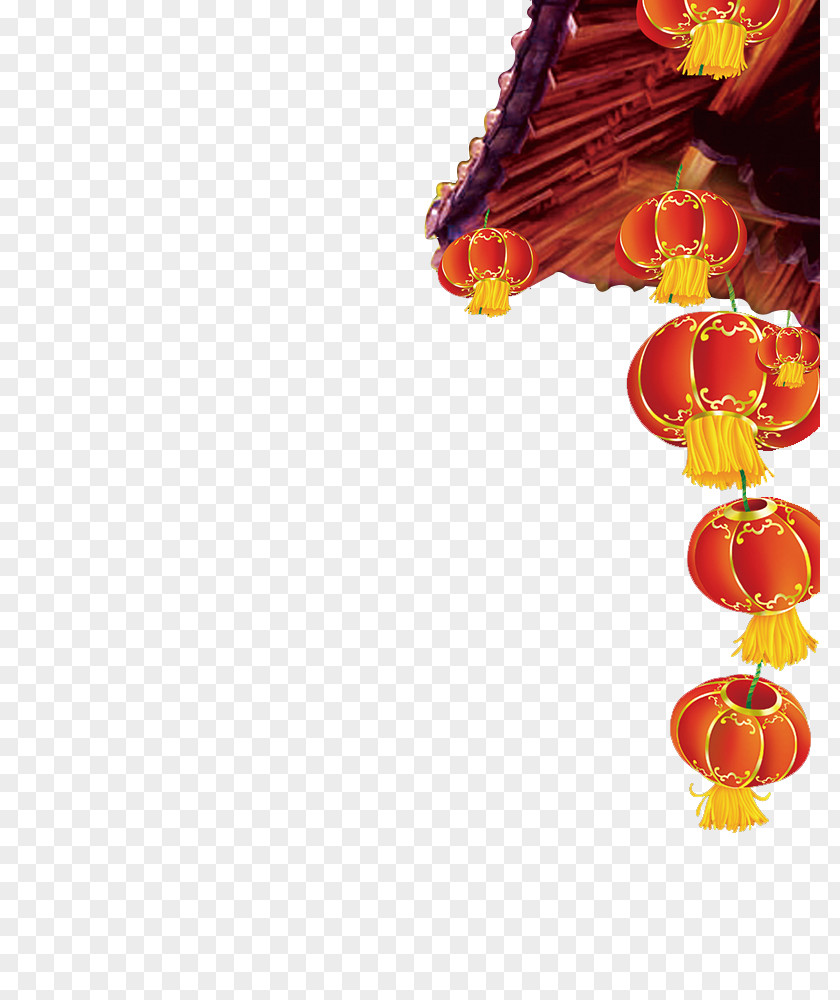 Fiesta Chinese New Year Lantern Festival Paper PNG