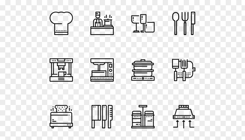 Kitchen Equipment Symbol Clip Art PNG