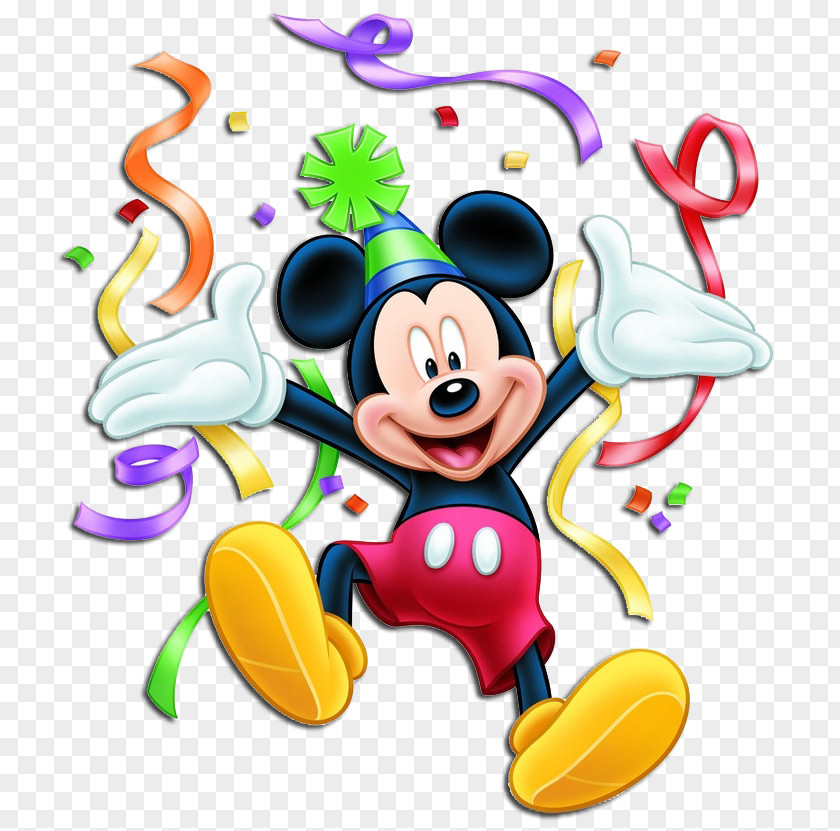 Mickey Mouse Birthday Minnie Donald Duck Clip Art PNG