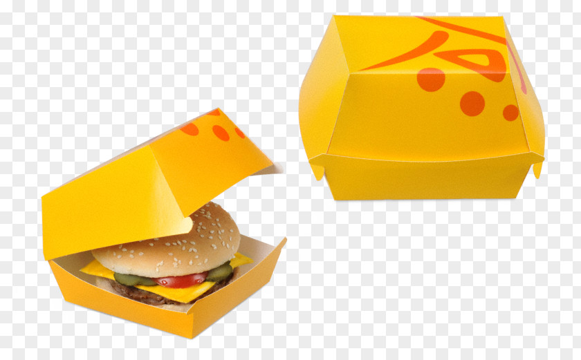 Takeaway Box Hamburger Cheeseburger Take-out French Fries Packaging And Labeling PNG