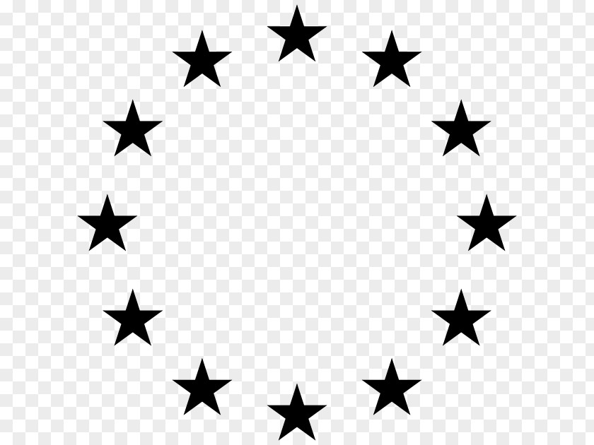 White Pattern Clip Art Vector Graphics Circle European Union Star PNG