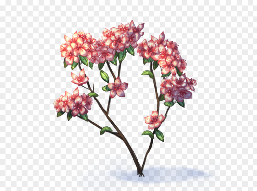 Azalea Krita Layers Flower PNG
