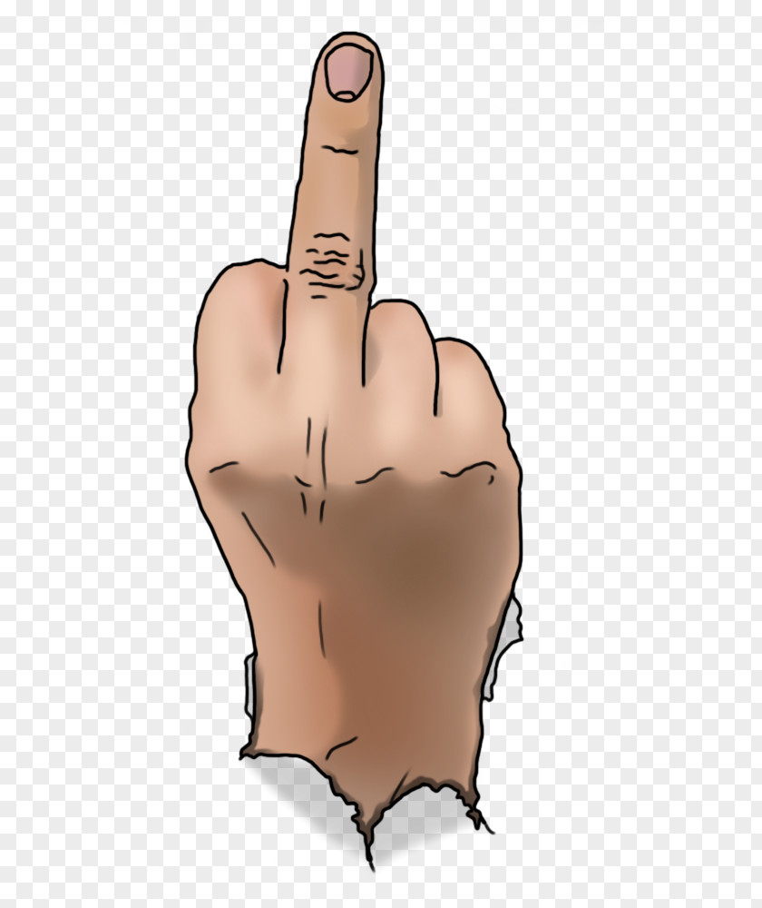 Hand Thumb Middle Finger The PNG