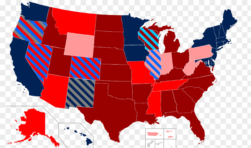 Map Red States And Blue Iowa U.S. State Capital Punishment PNG