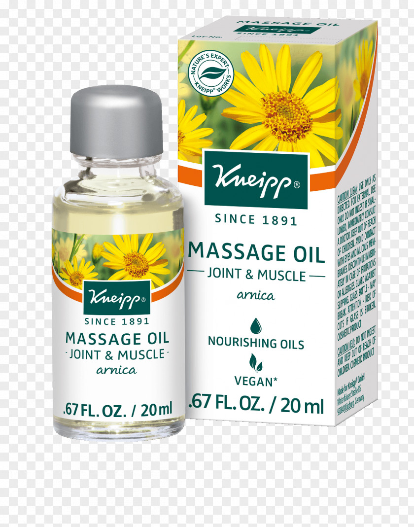 Oil Joint Muscle Massage Arnica PNG