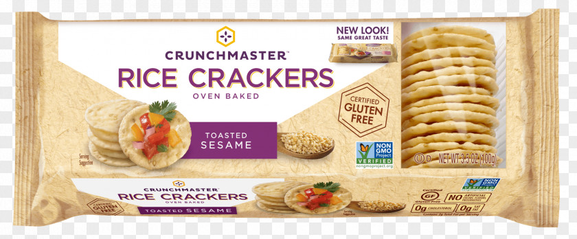 Rice Crackers Crunchmaster Artisan Four Cheese Food PNG