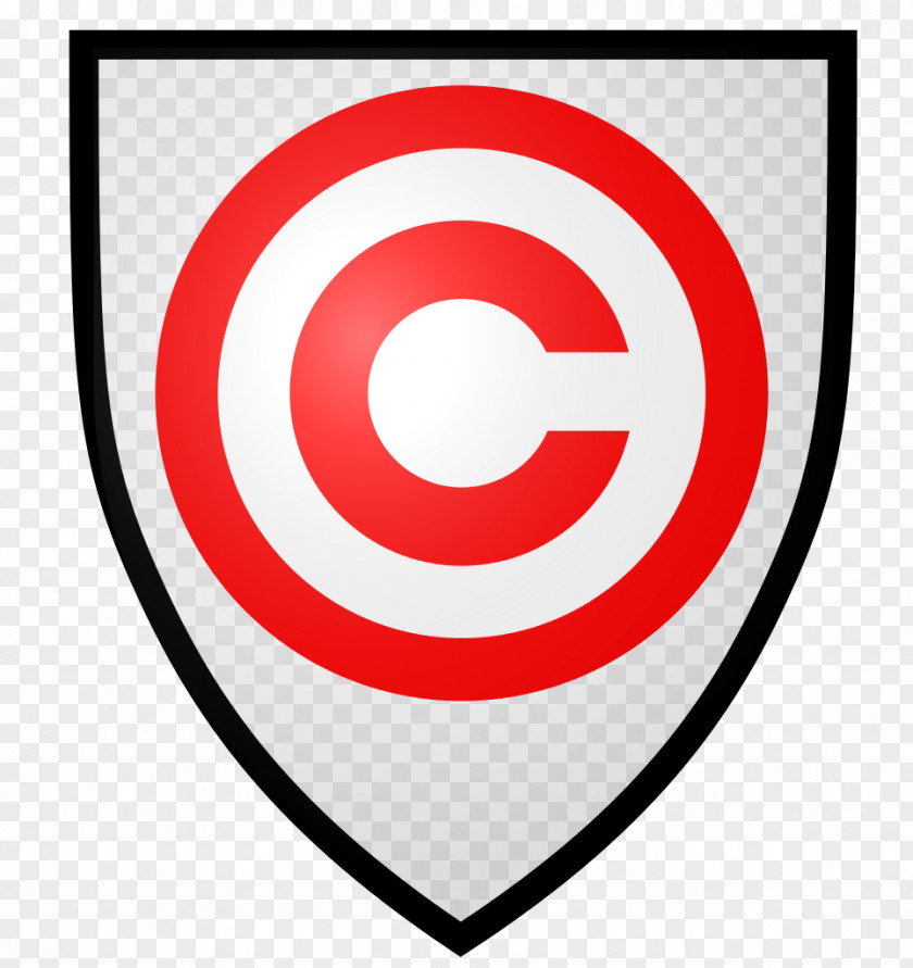 Shield Marker Flattened Copyright Line Logo Clip Art PNG
