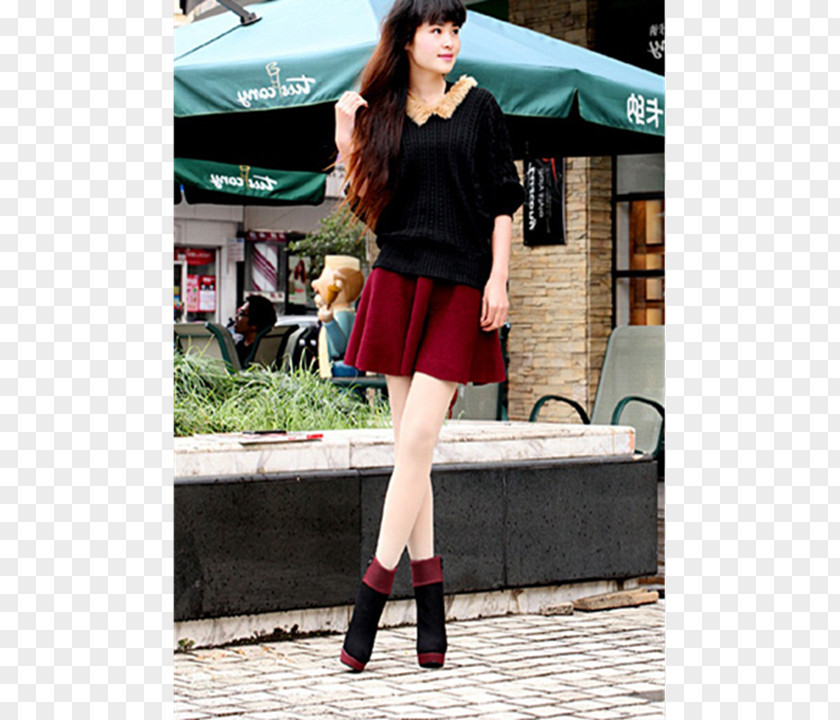 Boot Miniskirt Shoe Leggings Blouse PNG