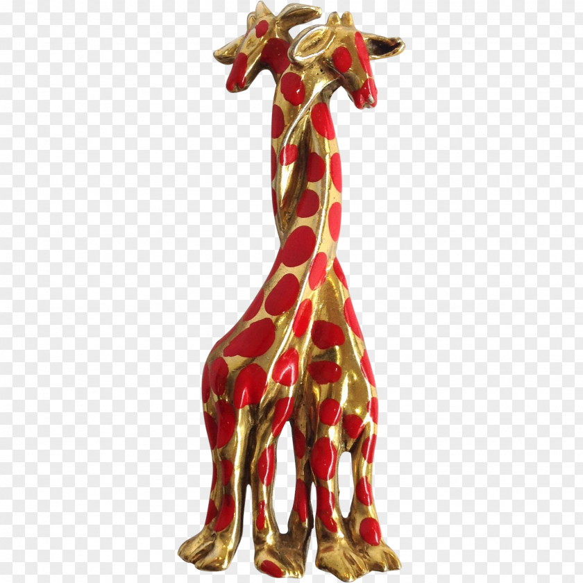 Giraffe Deer Christmas Ornament Neck Figurine PNG