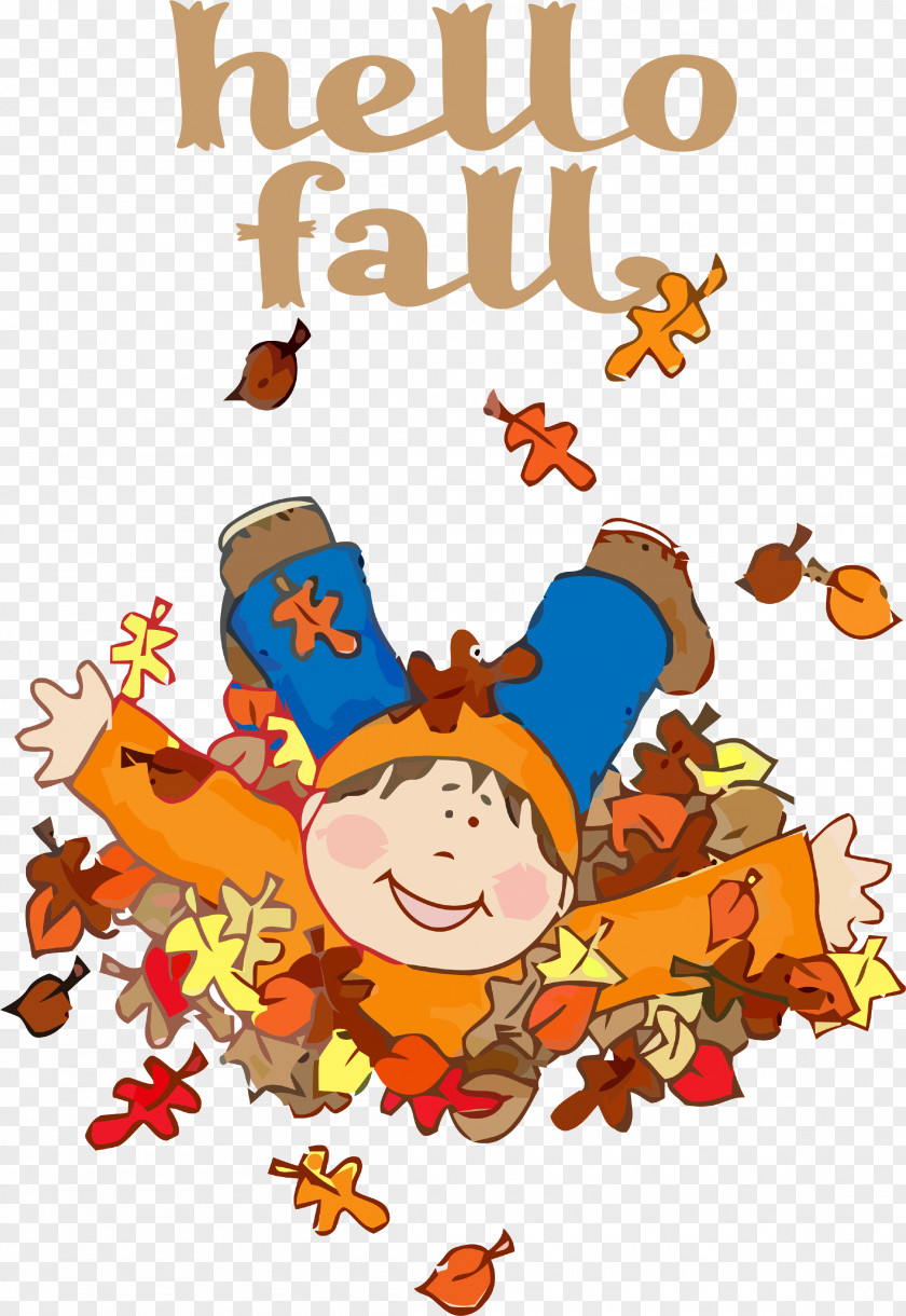 Hello Fall Fall Autumn PNG