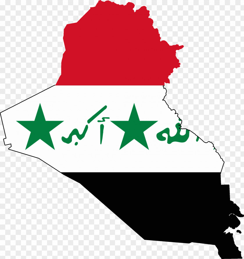 Iraq Flag Of Map PNG