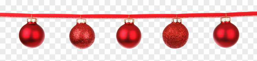 Bauble Ball Christmas Ornament Red Lighting PNG