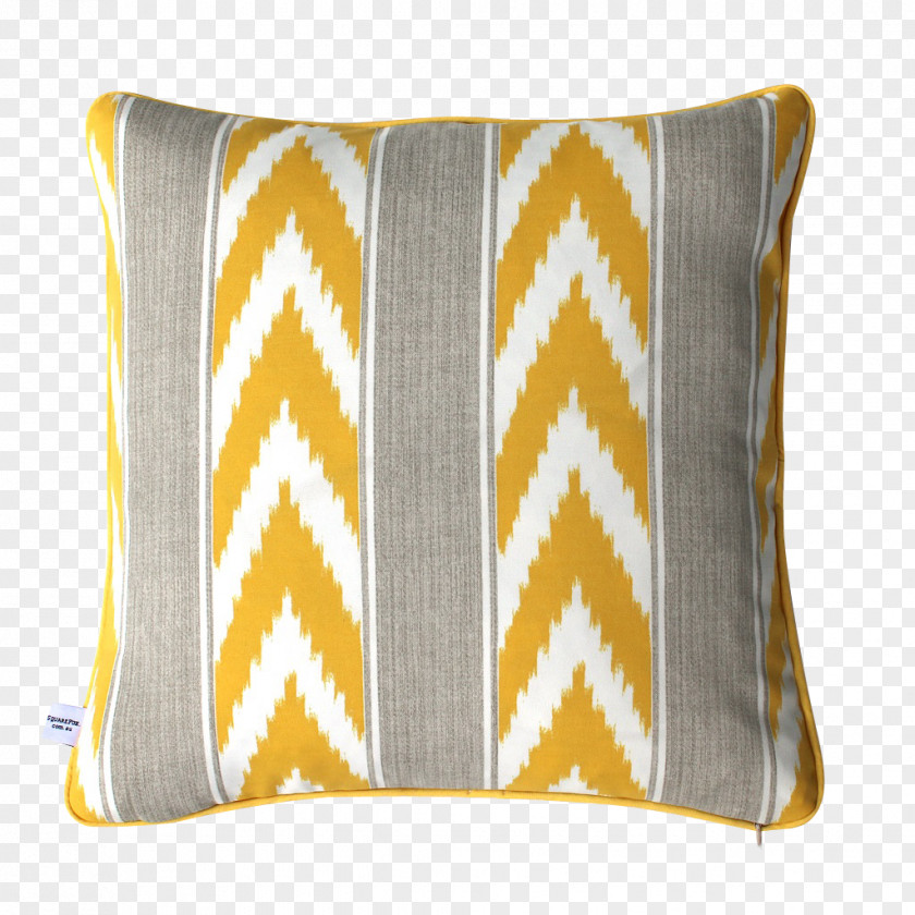 Pillow Throw Pillows Cushion Yellow Rectangle PNG