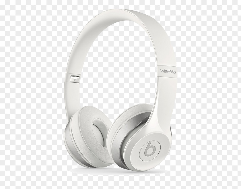 White Headphones Beats Electronics Solo3 Wireless Bluetooth PNG
