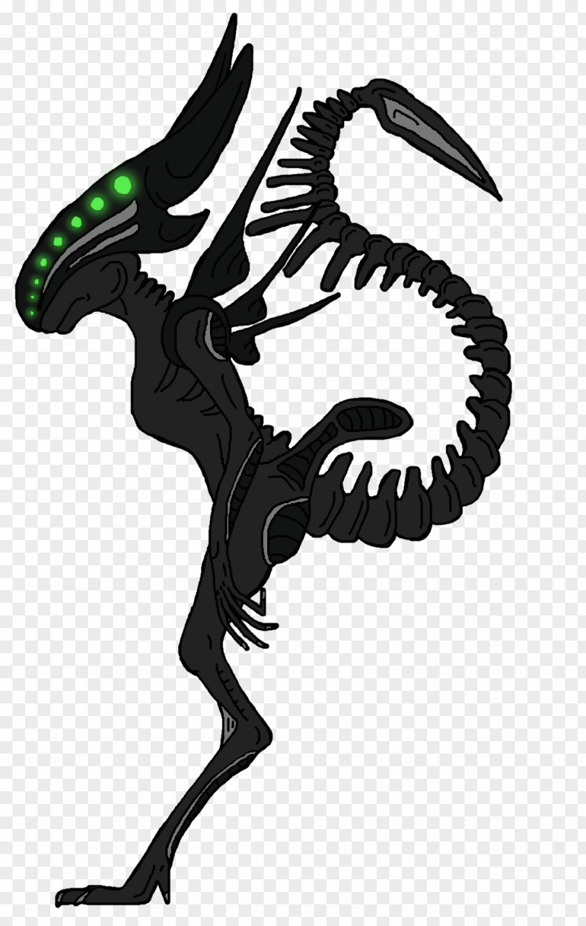 Alien Drawing Art PNG