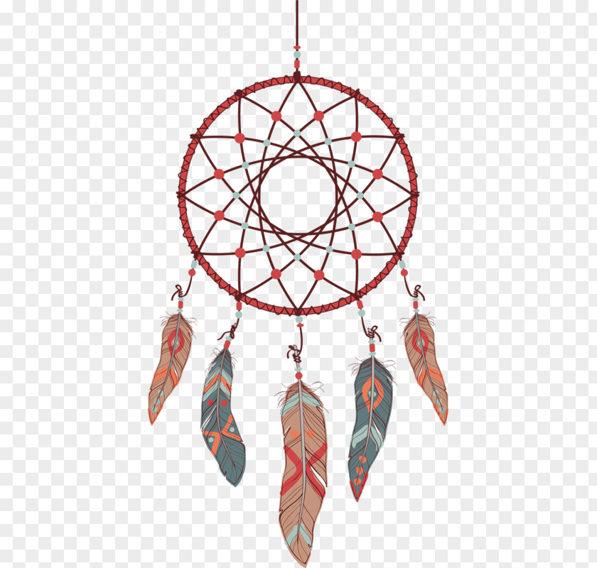 Feather Ornament Dreamcatcher Royalty-free Illustration PNG