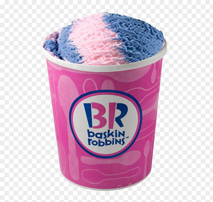 Ice Cream Baskin-Robbins Baskin Robbins Praline Cotton Candy PNG