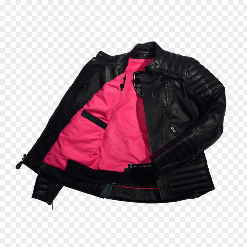 Jacket Leather Clothing Motorcycle Lining PNG