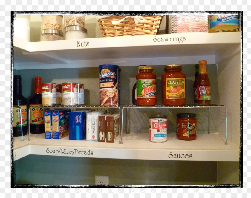 Pantry Shelf Refrigerator Kitchen Food PNG