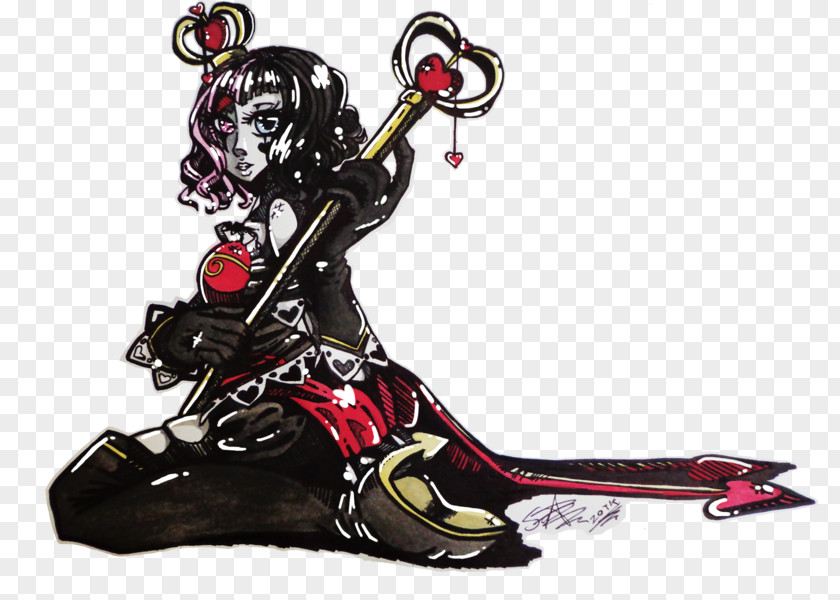 Queen Of Hearts Fan Art Character PNG