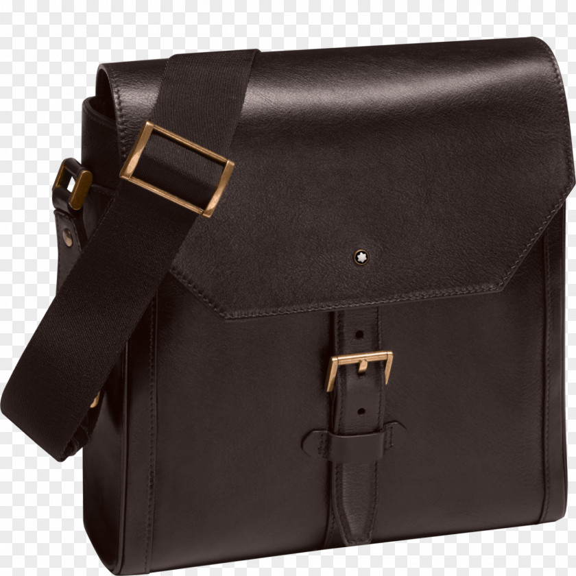 Bag Messenger Bags Leather Montblanc Meisterstück PNG