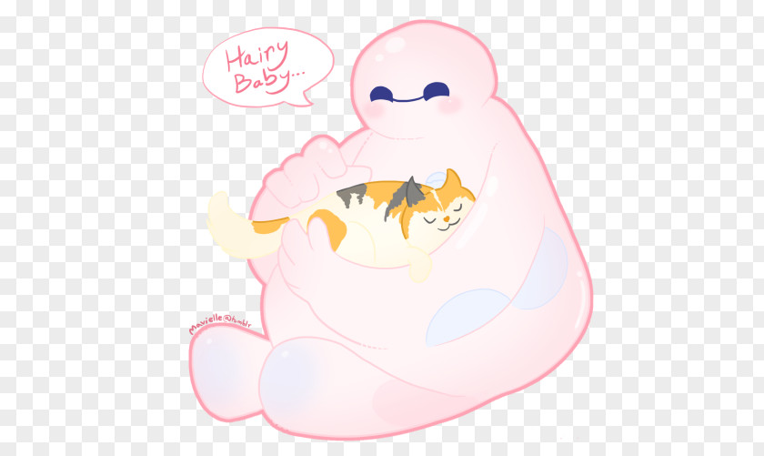 Cat Pastel Pink Baymax PNG