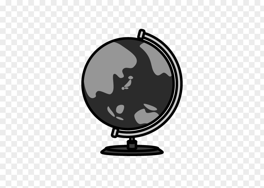Monochrome Black And White Globe Painting Clip Art PNG