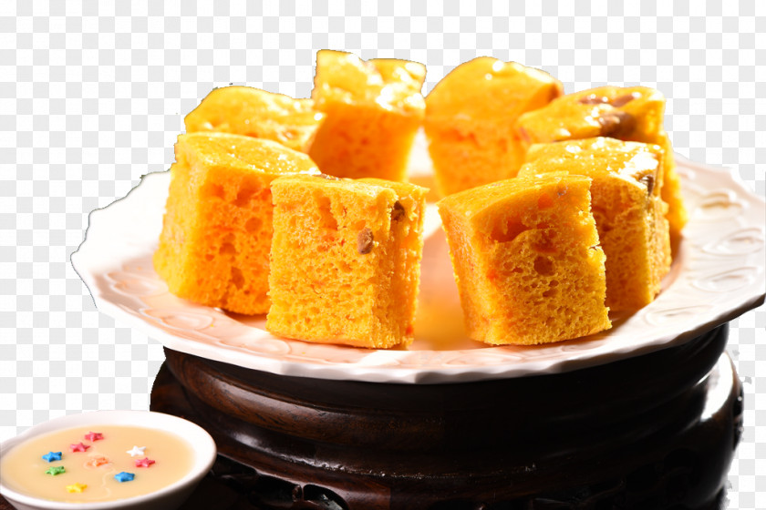 Pumpkin Egg Yolk Cake Vegetarian Cuisine Recipe Dish Dessert Food PNG