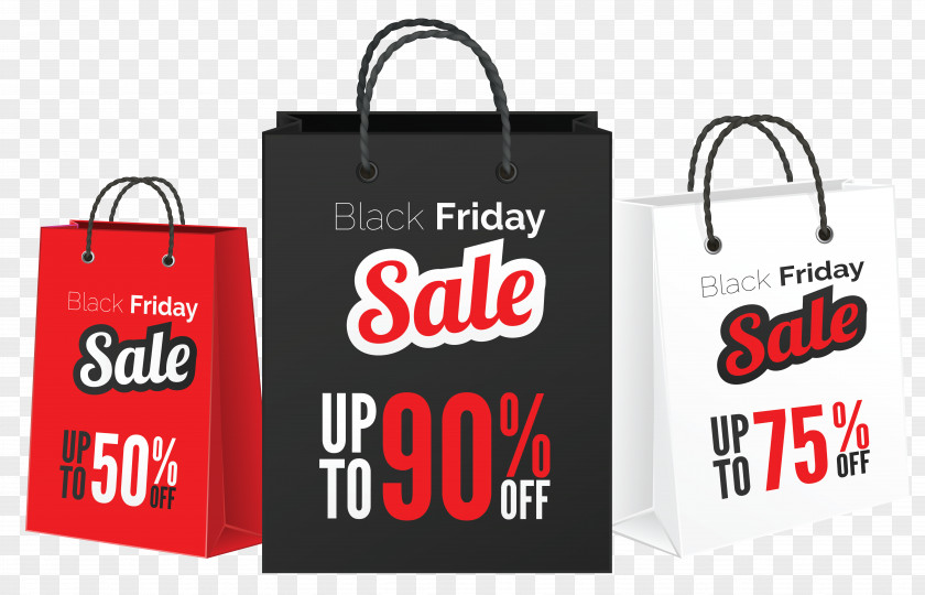 Black Friday Handbag Discounts And Allowances Clip Art PNG