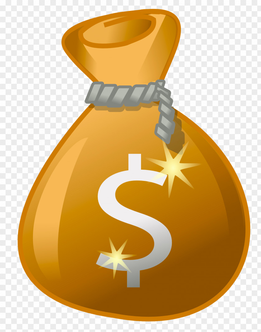 Dollar Bag Money Coin Clip Art PNG