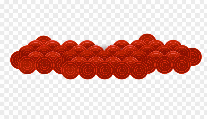 Red Clouds China Chinese New Year PNG