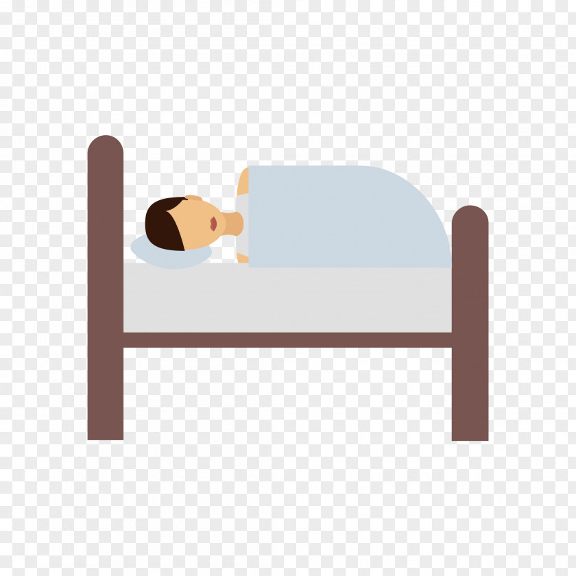 Sitting Table Bed Cartoon PNG