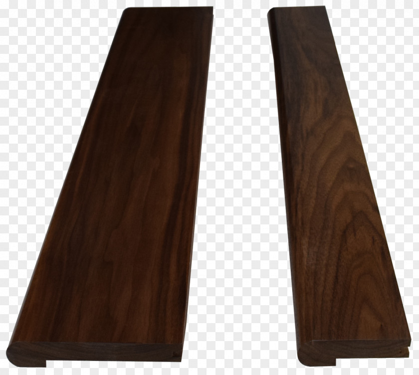 Wood Hardwood Walnut Landing Stain Stair Nosing PNG