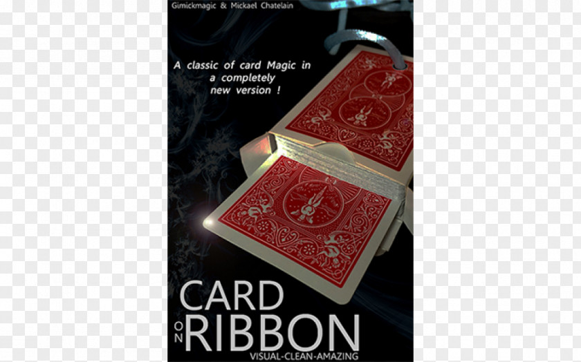 Card Ribbon Playing Magic Manipulation PNG