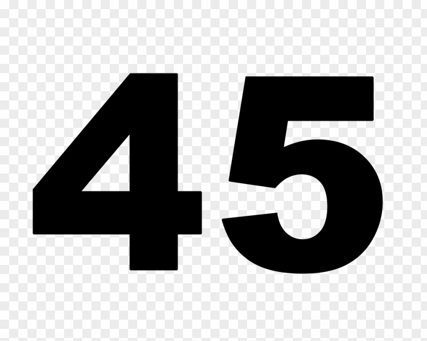 Number 45 Triangular Numerology PNG