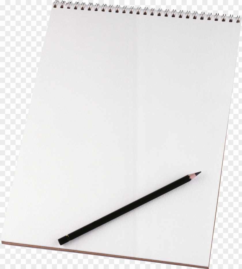 Paper Sheet Image Notebook Pencil Stationery PNG