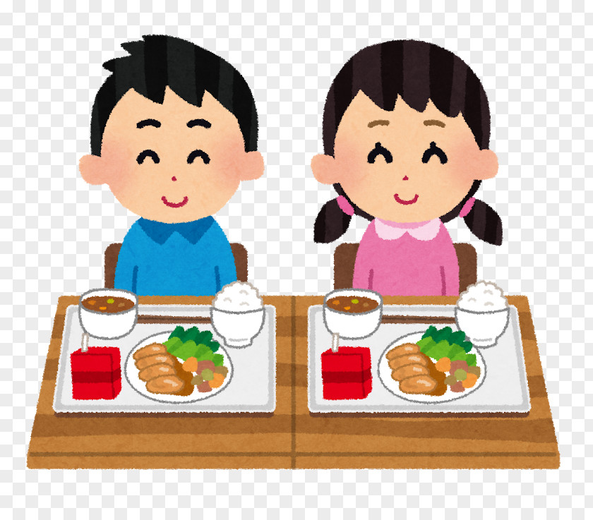 School 日本の学校給食 Meal Shokuiku Elementary PNG