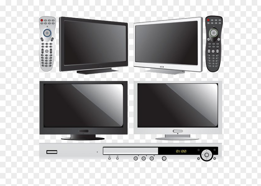 Creative Home Appliances Television DVD Player Icon PNG