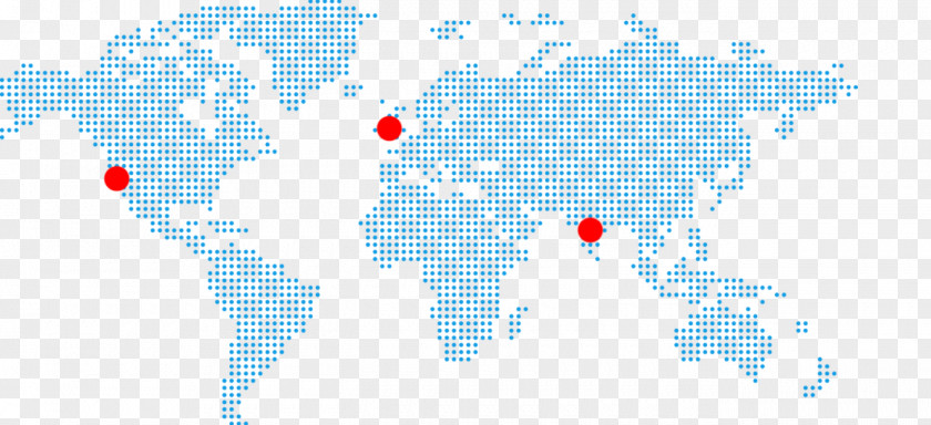 Dotted Line Globe World Map PNG