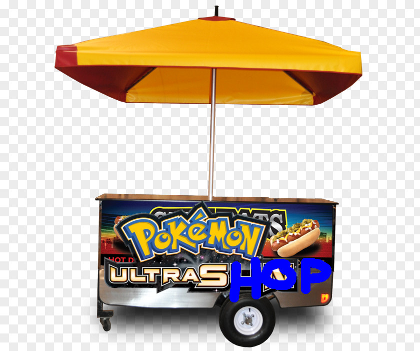 Hot Dog Street Food Cart PNG