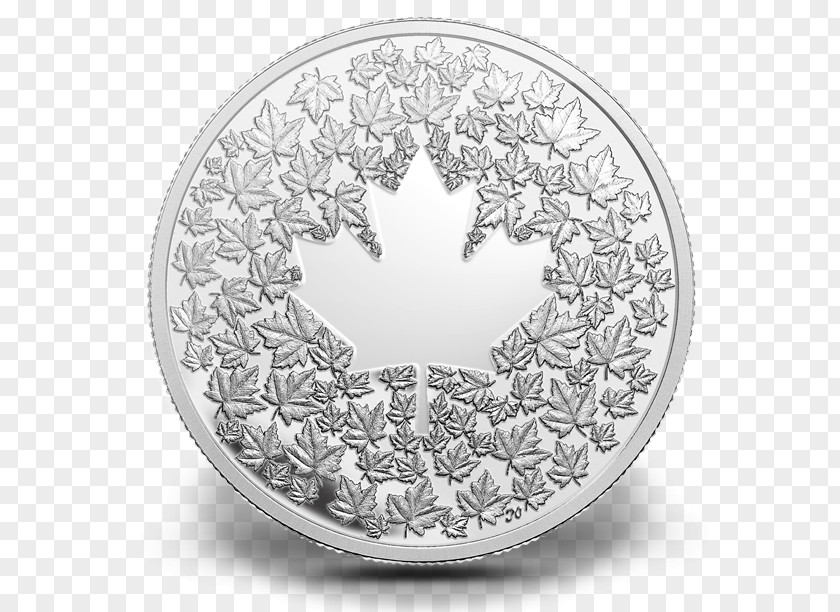 Mint Leaf Canada Canadian Silver Maple Gold PNG