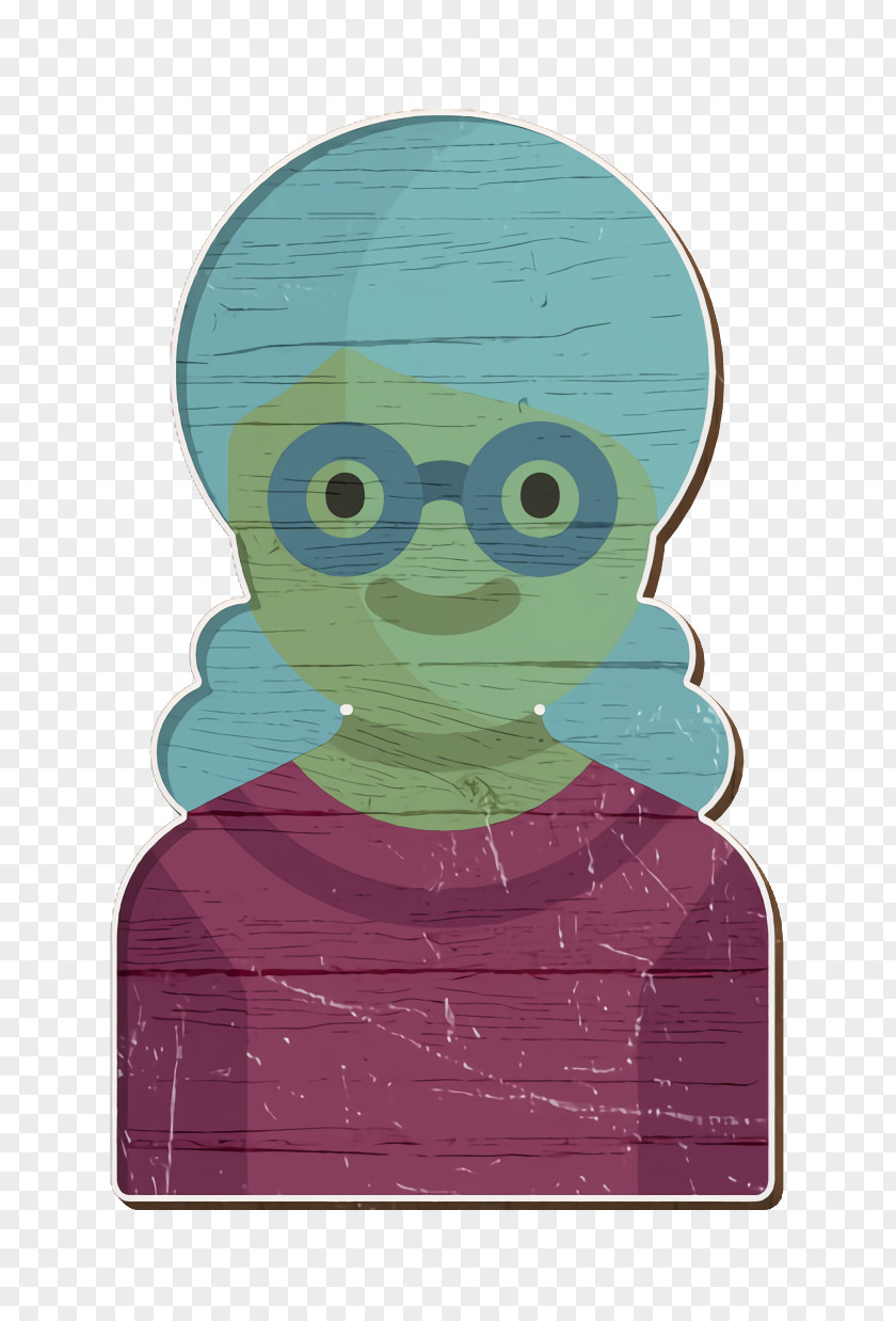 Woman Icon Grandmother Family PNG