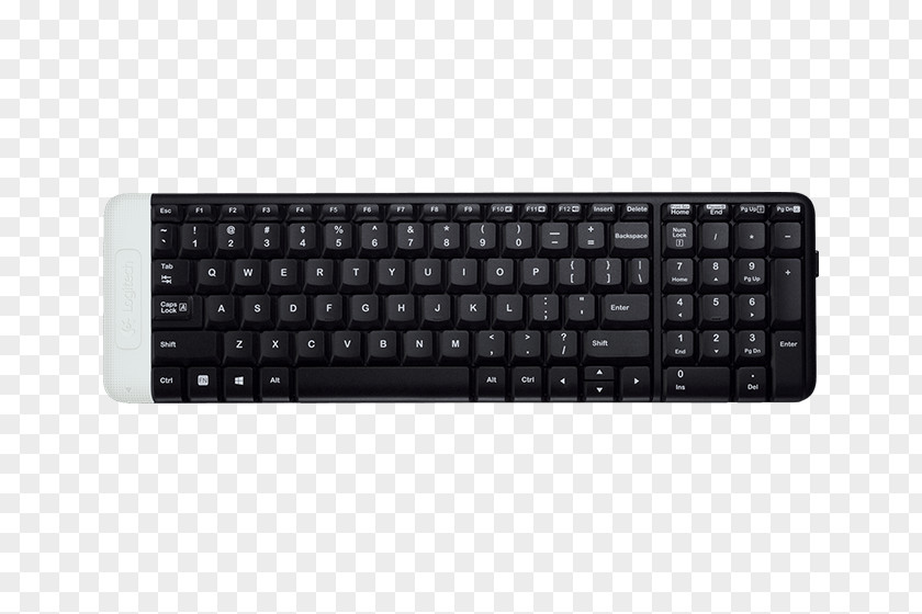 Black And White Keyboard Computer Wireless Logitech Laptop PNG