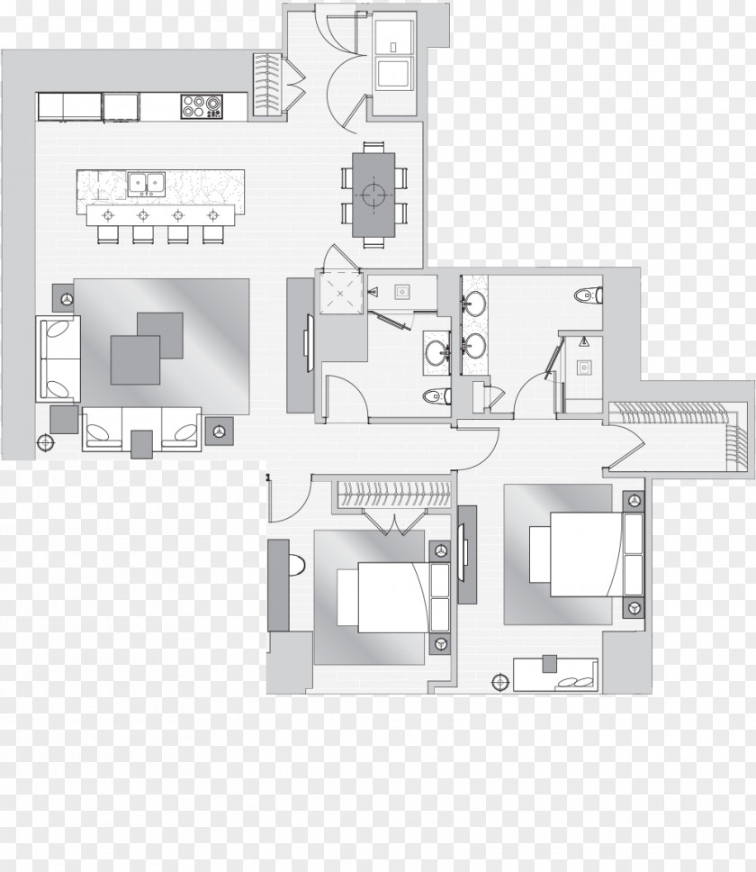 Design Architecture Floor Plan House PNG