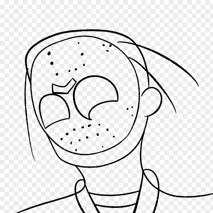 Friday 13 Thumb Cheek Drawing Line Art Clip PNG