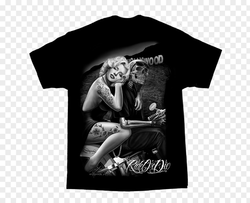 T-shirt Ride-or-die Chick Work Of Art Hollywood PNG
