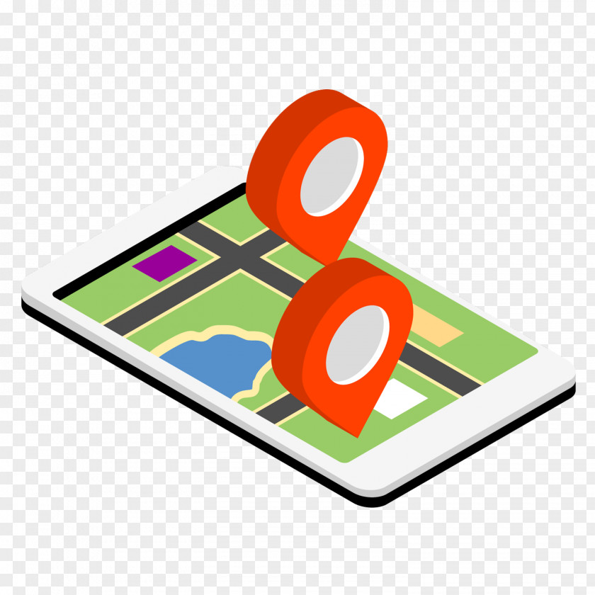 Vector Palm Map Symbol Navigation PNG