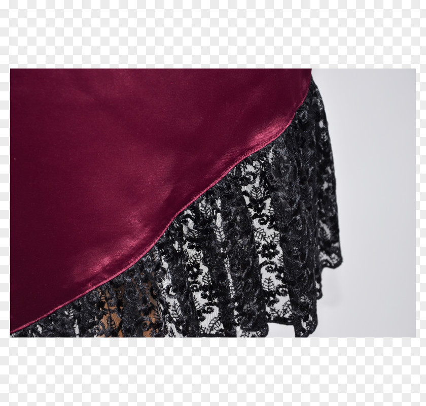 Costum Velvet Skirt Waist Lace Magenta PNG
