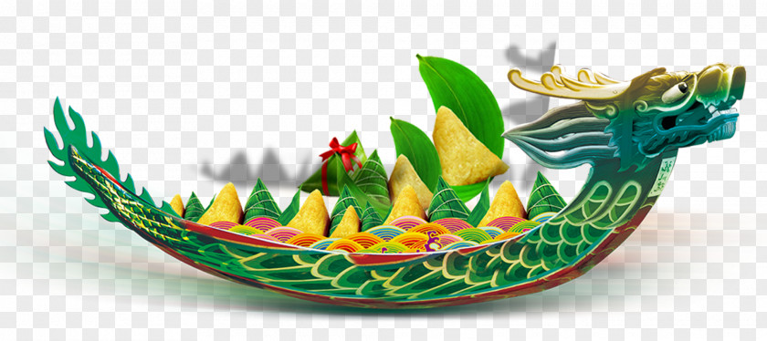 Dumplings Decorated Dragon Boat Free To Pull The Picture Zongzi Festival PNG