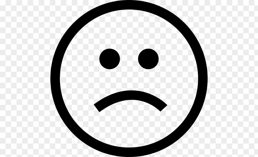 Tristes Emoticon Smiley Symbol PNG Image - PNGHERO